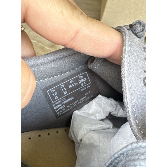 [26165991] MENS CLARKS Original WALLABEE Size‎ 11M Made In Portugal Excellent - Picture 12 of 16